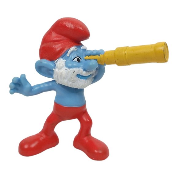 McDonalds Smurfs 2013 Hackus 2011 Papa Smurf PVC 3" Action Figures Happy Meal - Picture 11 of 12